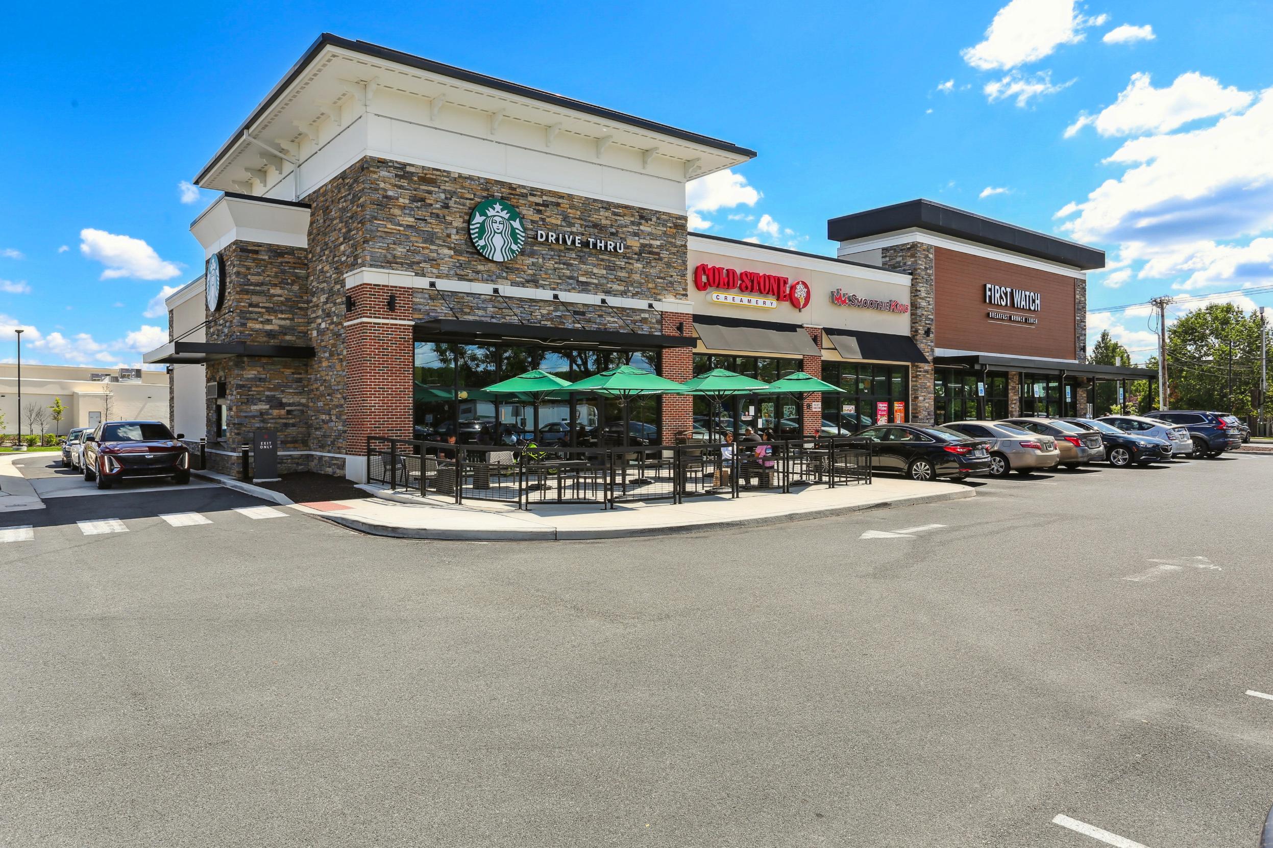 Starbucks and Cold Stone